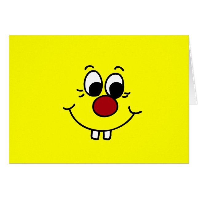 Snilleansikte Grumpey OBS Kort (Framsidan Horizontal)