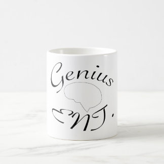 Snilleunderhållningsvart/vitmugg Kaffemugg