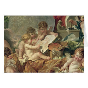 Snilleundervisning konsterna, 1761 hälsningskort