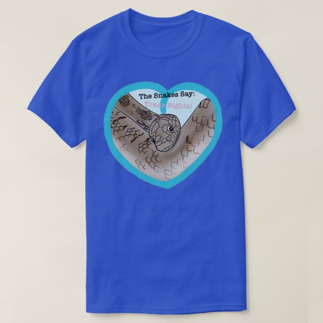 Sningorna säger tvärgående Höger T Shirt (Design framsida)