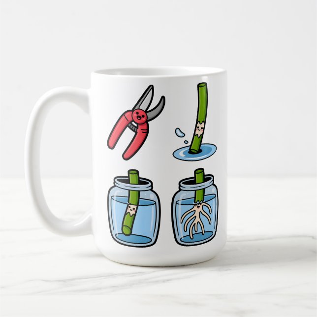 Snip, Root, Repeat Kaffemugg (Vänster)