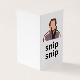 Snip Snip - Grattis på vasektomin / Snart frisk ig Kort