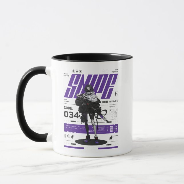 Snipe | Anime Stil | Speciell gåva | Mugg (Vänster)