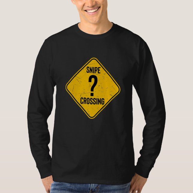 Snipe Crossing Snipe Hunting T Shirt (Framsida)