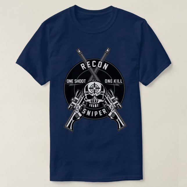 SNIPER BADGE T SHIRT (Design framsida)