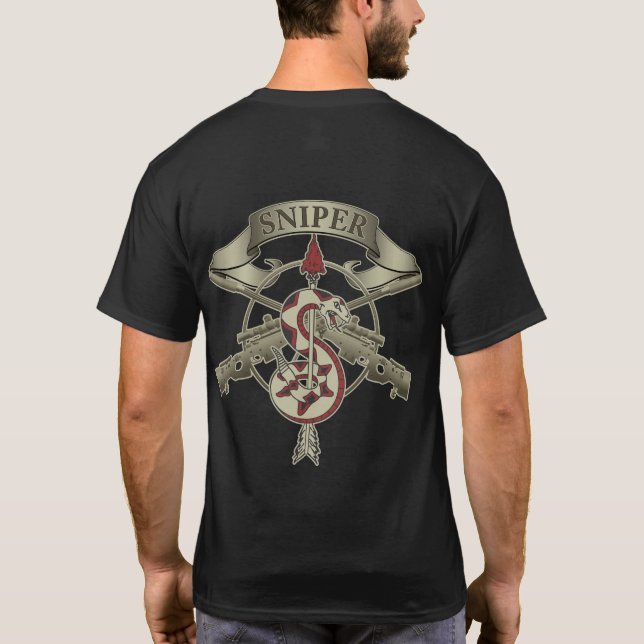Sniper Insignia Desert T-Shirt (Baksida)