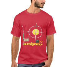 Sniper med hjälm med sju kulor T-shirt