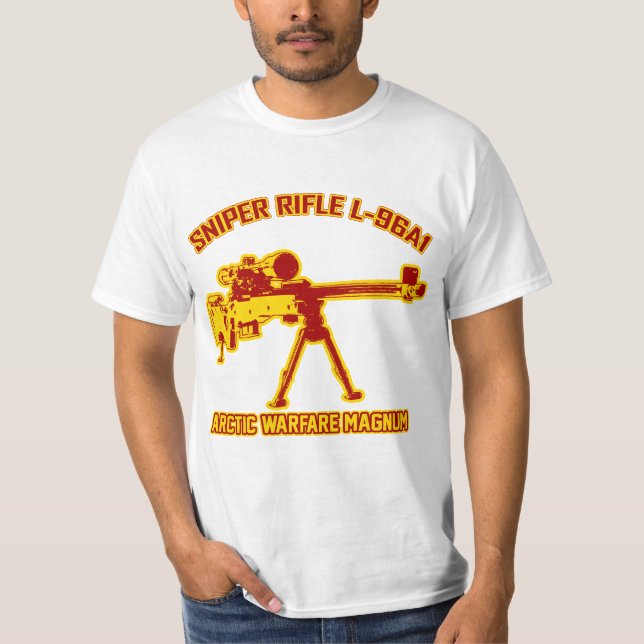 Sniper Rifle L-96A1 T-shirt (Framsida)