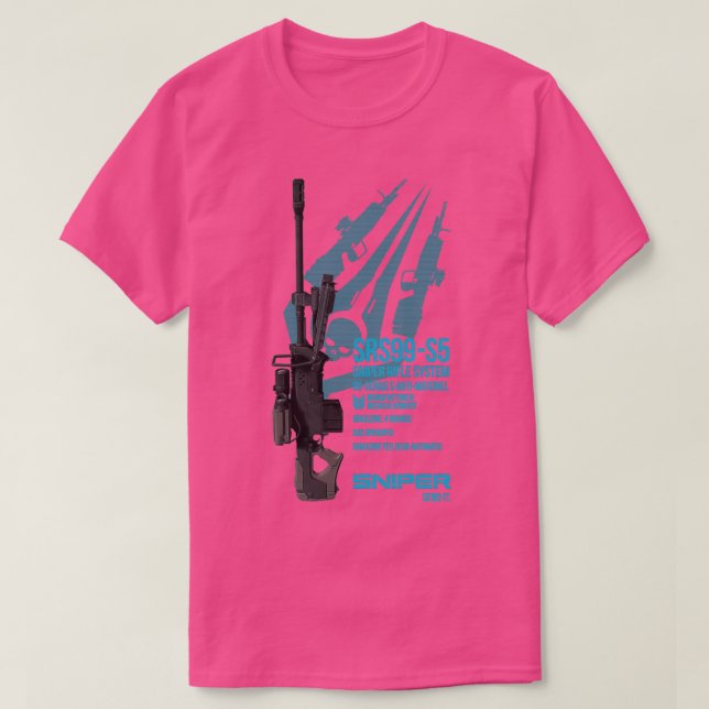 Sniper Rifle T Shirt (Design framsida)