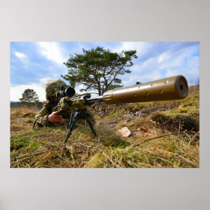Sniper-utbildning Poster