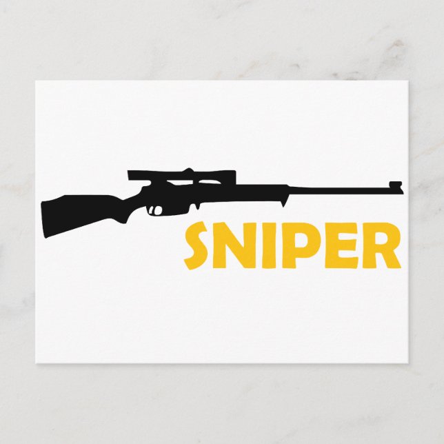 **SNIPER** VYKORT (Framsida)