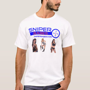 SniperBabes.com flickor med vapen T Shirt