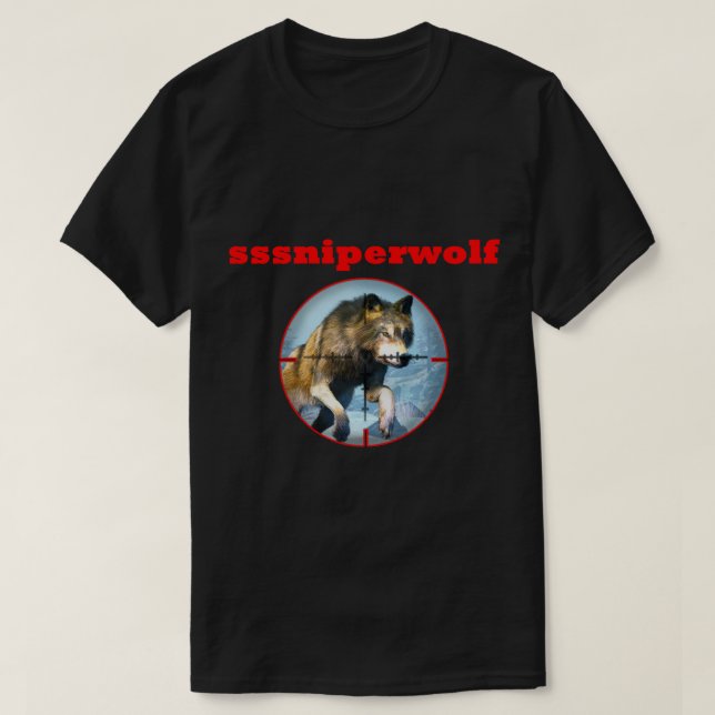 sniperulv t shirt (Design framsida)