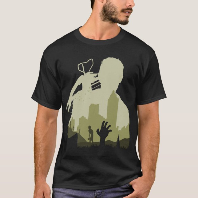 Sniping Zombies friend friends T Shirt (Framsida)