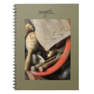 "Snippets" anteckningsbok från den Notforgotten Med Spiral