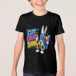Snippy Sax | Söt Kreativ Hantverksmaskot för Skola T Shirt