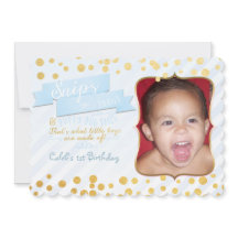 Snips & Snails Blå & Guld Födelsedagsfest Foto Inb