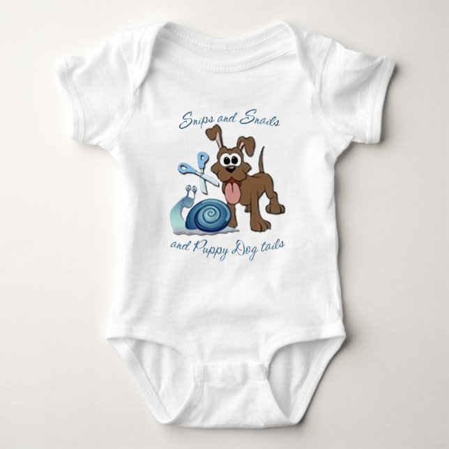SNIPS SNIGEL & PUPPY HUND SVAN ... T-SHIRT (Framsida)