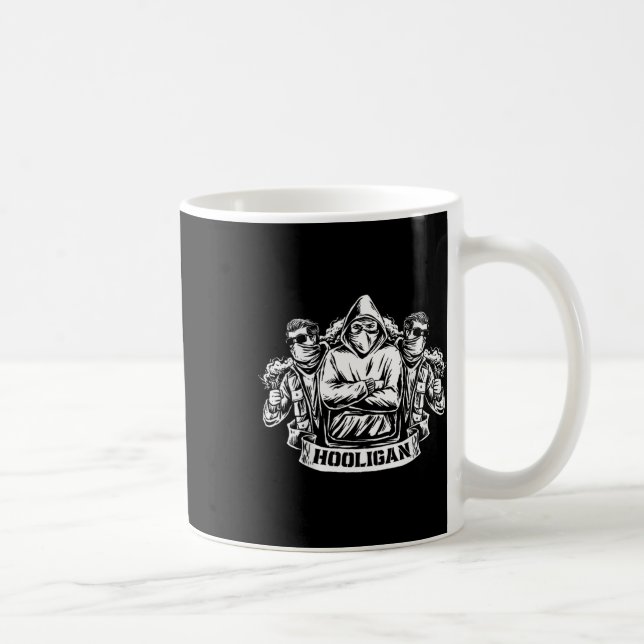 #snirt Fotboll Ultra Fan Hool Huva Hool Mobil  Kaffemugg (Höger)