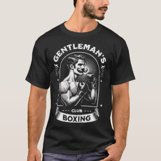 #snirt Gentleman's Boxing Club Retro Med Box Boxni T Shirt