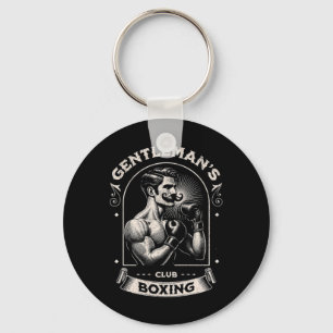 #snirt Gentleman's Boxningsklubb Retro med boxning Nyckelring
