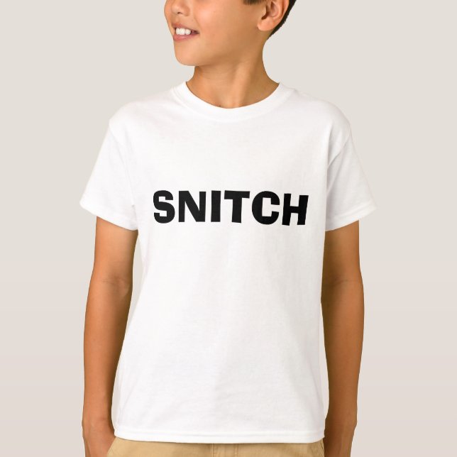 SNITCH SHIRT FOR KIDS T (Framsida)