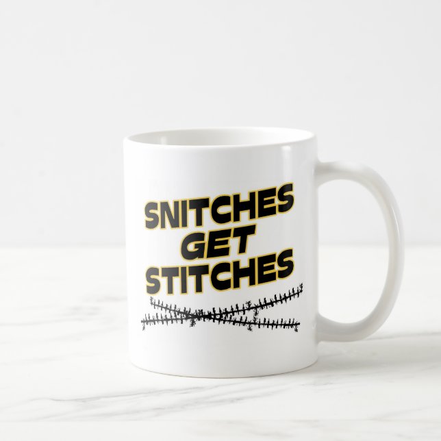 Snitches får syr kaffemugg (Höger)