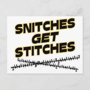 Snitches får syr vykort