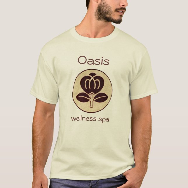 snitt för final för oashälsabrunnsort tee shirt (Framsida)