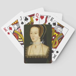 Snitt här - Anne Boleyn Spel Kort