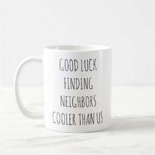 Snittigt avsked Lycka till med att hitta svalare g Kaffemugg