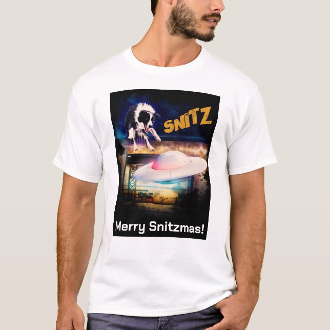 Snitz-jullerskjorta T Shirt (Framsida)