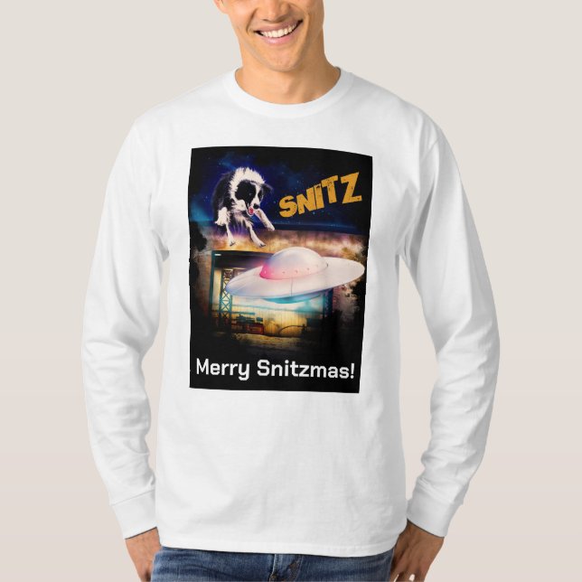 Snitz-jullerskjorta T Shirt (Framsida)