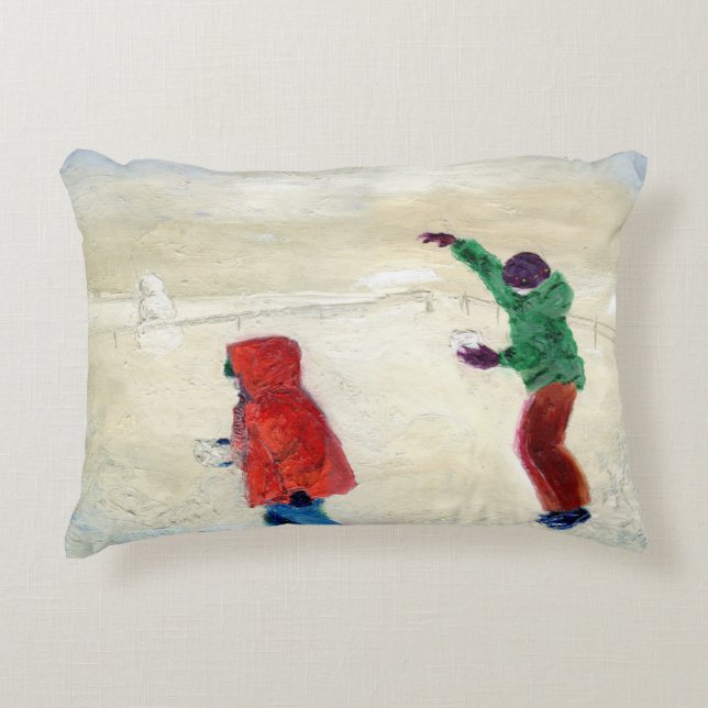 Snö! 2014 prydnadskudde (Framsidan)