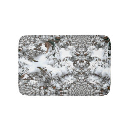 Snö Abstrakt Badrumsmatta