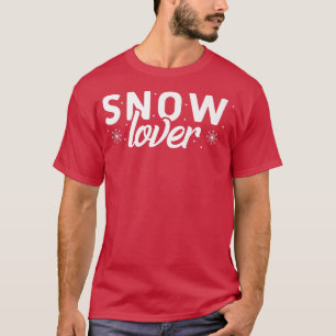 Snö Älskare vintersäsong Snö Games Älskare Snowfla T Shirt