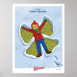 Snö Angel 18x24 Poster