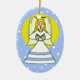 Snö Angel Ceramic Ornament