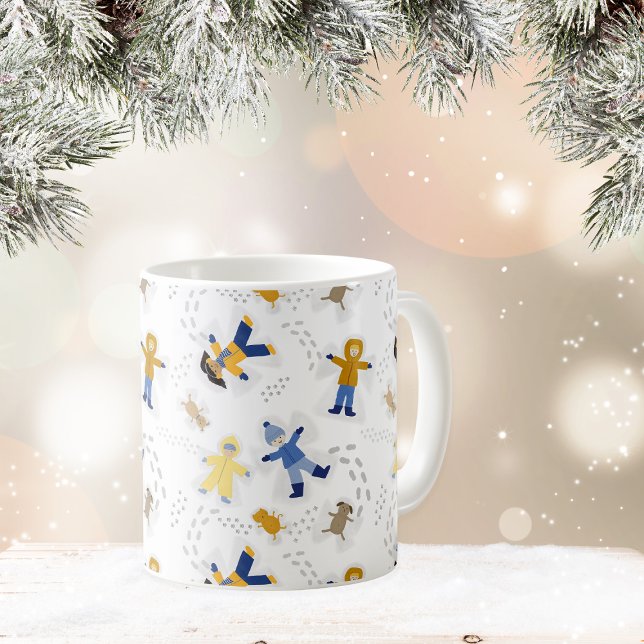Snö Angel Kids Kaffemugg (Skapare uppladdad)