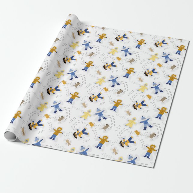 Snö Angel Kids Presentpapper (Utrullad)