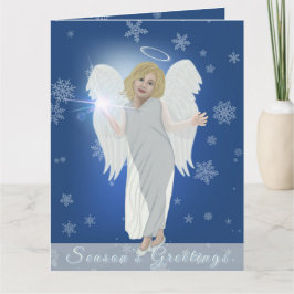 Snö Angel Kort