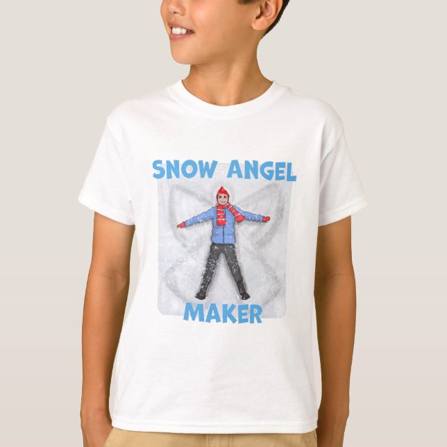 Snö Angel Maker T Shirt (Framsida)