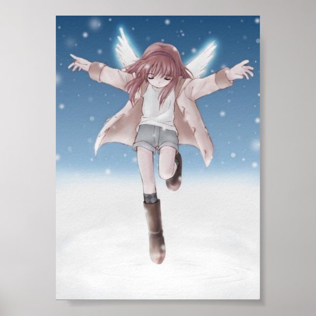 Snö Angel Poster (Framsidan)