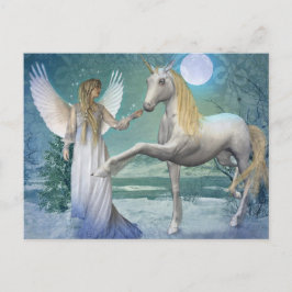 Snö Angel (vykort) Vykort