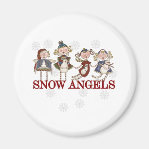 Snö Änglar Magnet