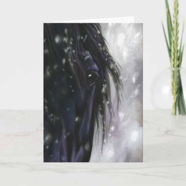 Snö Ansikte Kort (Framsida)