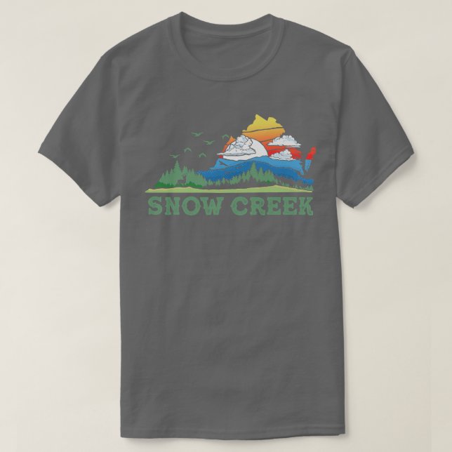 Snö Bäck, Virginia Franklin County Nature & Outd T Shirt (Design framsida)