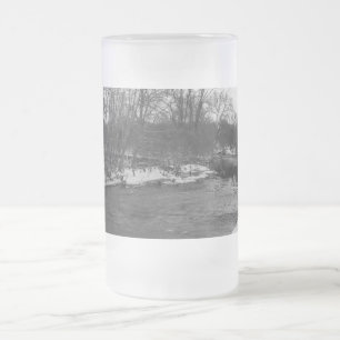 Snö Beauty James River Grayscale Frosted Glass BE Frostat Ölglas