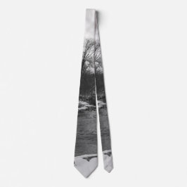Snö Beauty James River Grayscale Neck Tie Slips