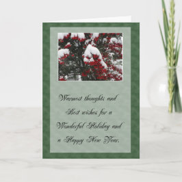Snö Berries jul Helgkort
